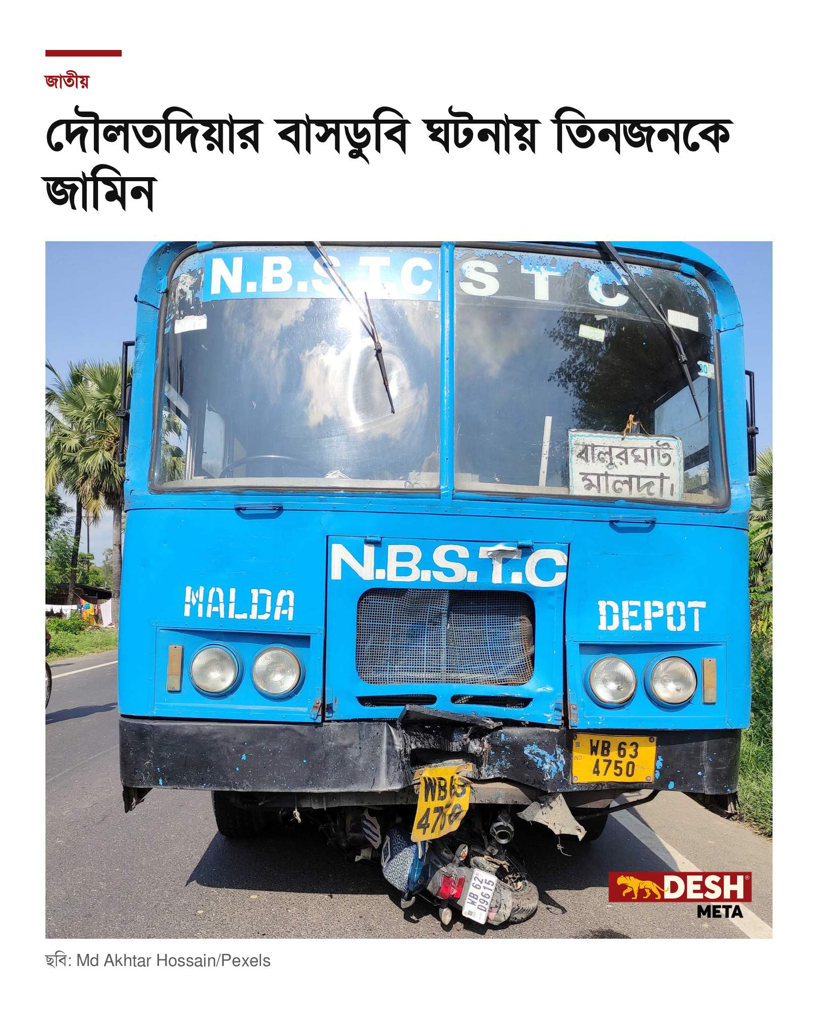 দৌলতদিয়ার বাসডুবি ঘটনায় তিনজনকে জামিন