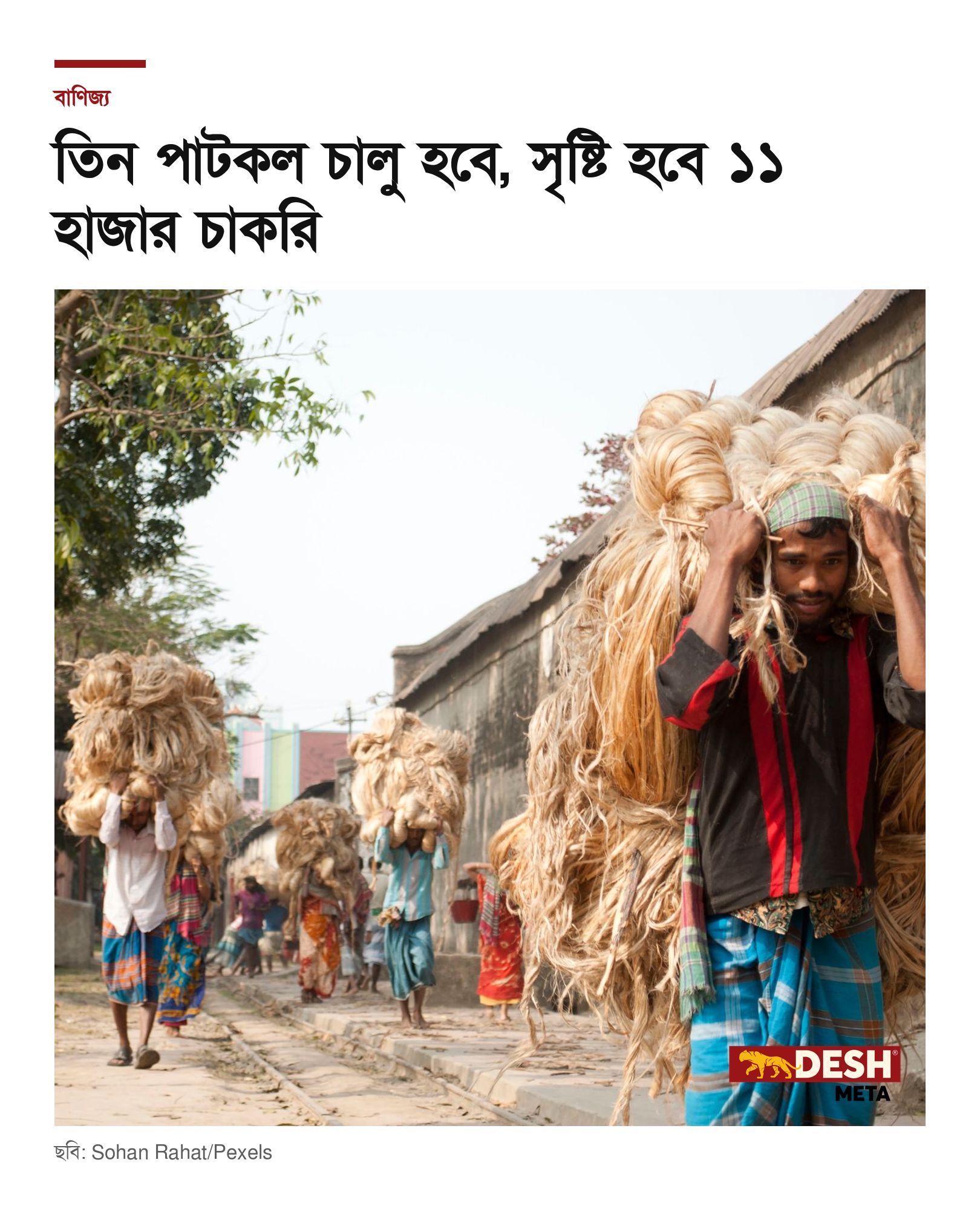 তিন পাটকল চালু হবে, সৃষ্টি হবে ১১ হাজার চাকরি