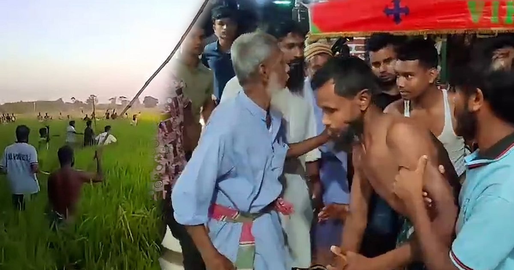 হাতীবান্ধা সীমান্তে বাঘের আক্রমণে তিনজন আহত